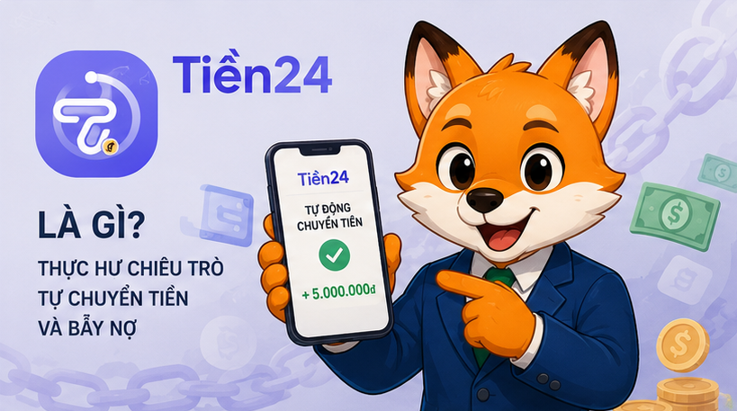 App Tiền24 (tien24) là gì? Thực hư chiêu trò tự chuyển tiền và bẫy nợ 2026