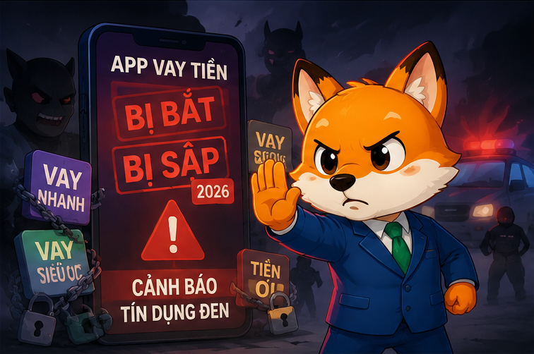 Danh sách các App vay tiền bị bắt, bị sập mới nhất 2026: Cảnh báo tín dụng đen