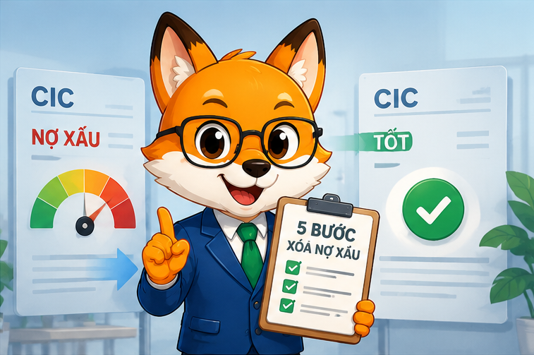 Nợ xấu là gì? Hướng dẫn kiểm tra và lộ trình 5 bước xóa nợ xấu CIC mới nhất 2026