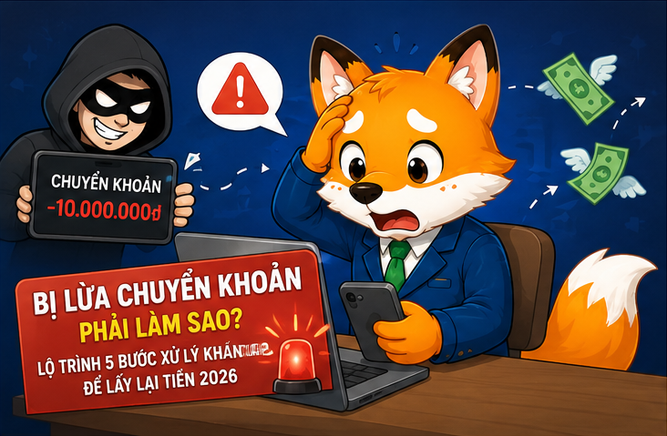 Bị lừa chuyển khoản phải làm sao? Lộ trình 5 bước xử lý khẩn cấp để lấy lại tiền 2026