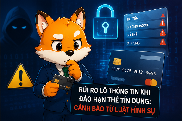 Rủi ro lộ thông tin khi đáo hạn thẻ tín dụng: Cảnh báo từ Điều 291 Bộ luật Hình sự