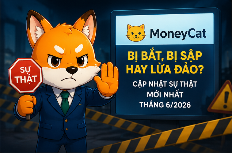 MoneyCat bị bắt, bị sập hay lừa đảo? Cập nhật sự thật mới nhất tháng 6/2026