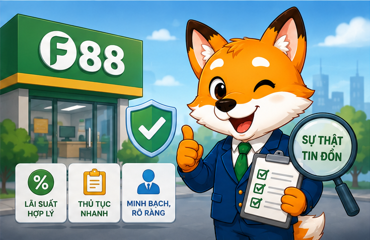 Vay tiền F88 có an toàn không? Review lãi suất, thủ tục và sự thật tin đồn lừa đảo 2026