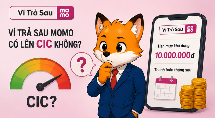Ví trả sau MoMo có lên CIC không? Sự thật về bẫy phí phạt và hệ lụy bùng nợ